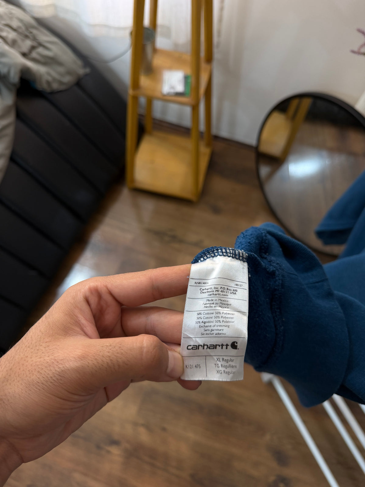 Carhartt blue holdie