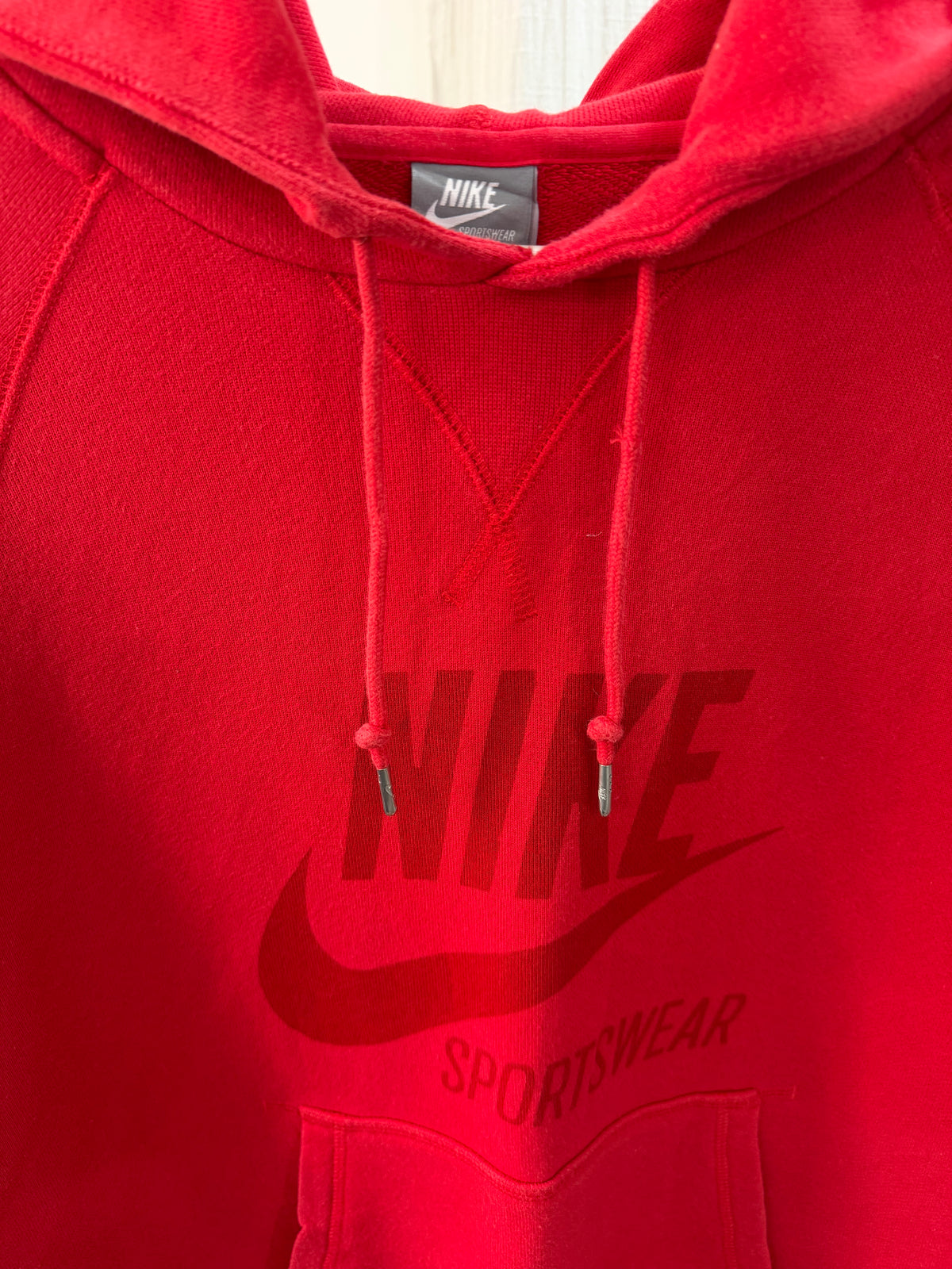 Nike red hoodie