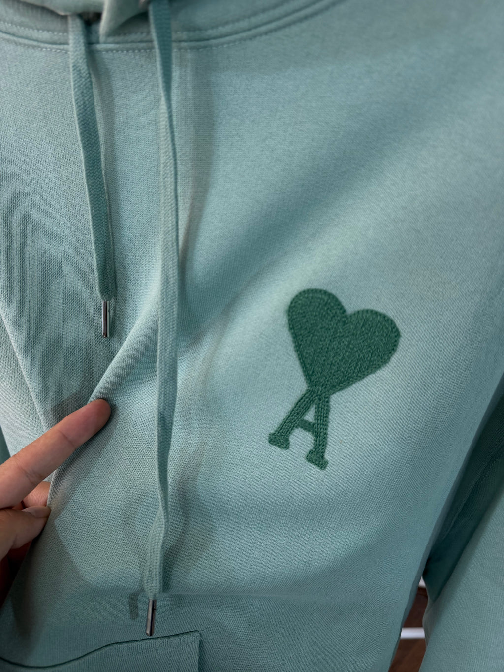 Ami green hoodie