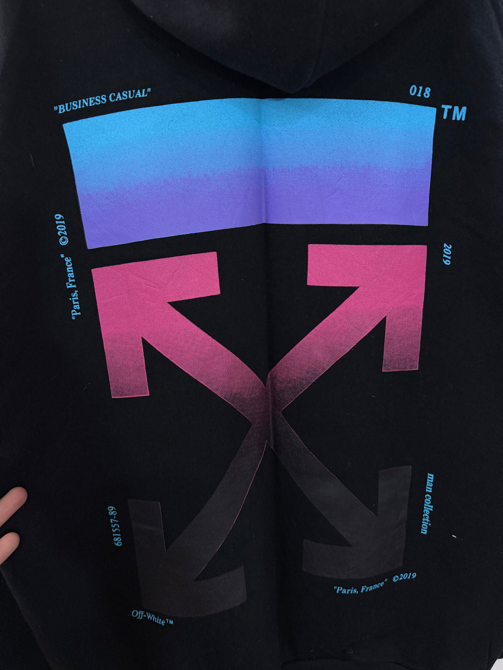 Off-whit* heavyweight hoodie