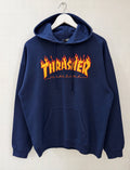 Thrasher blue flame hoodie
