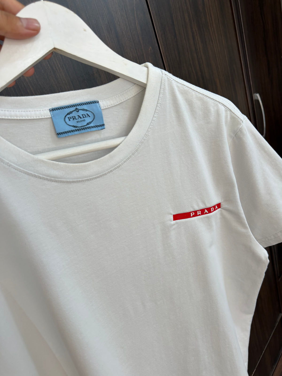 Prada white tshirt