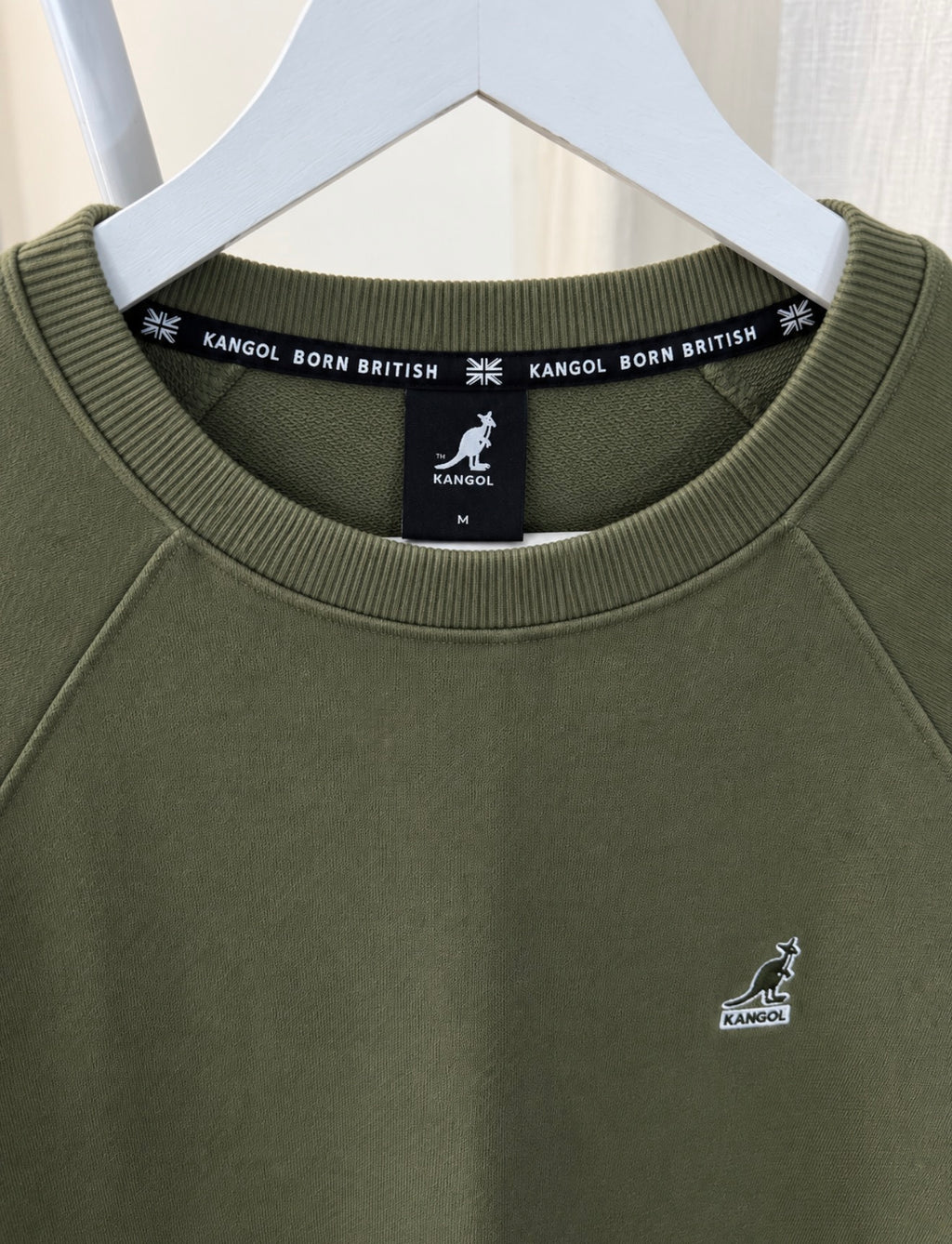 Kangol sege green sweatshirt