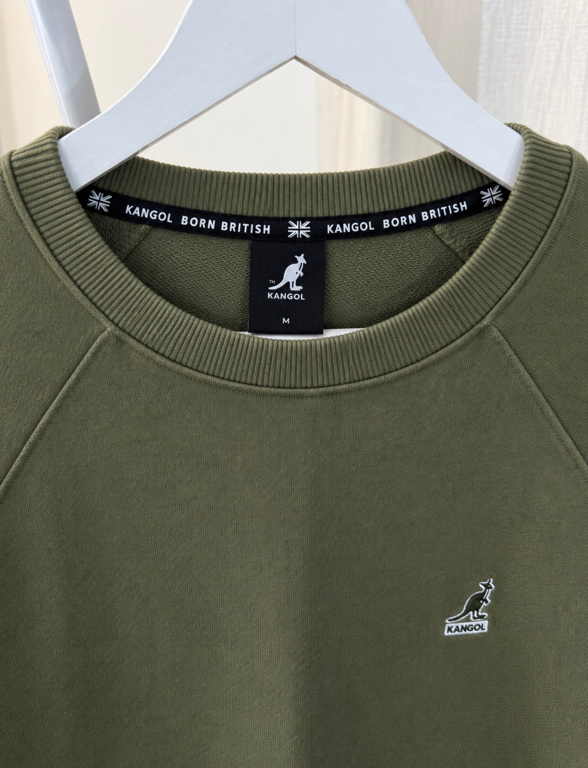 Kangol sege green sweatshirt