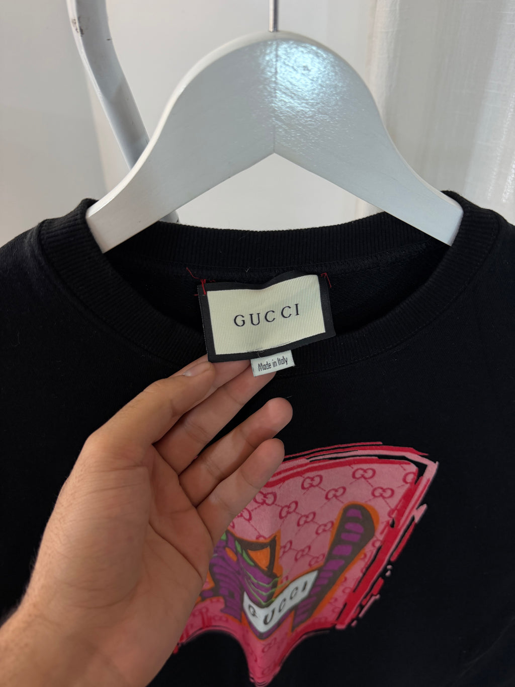 Gucci black sweatshirt