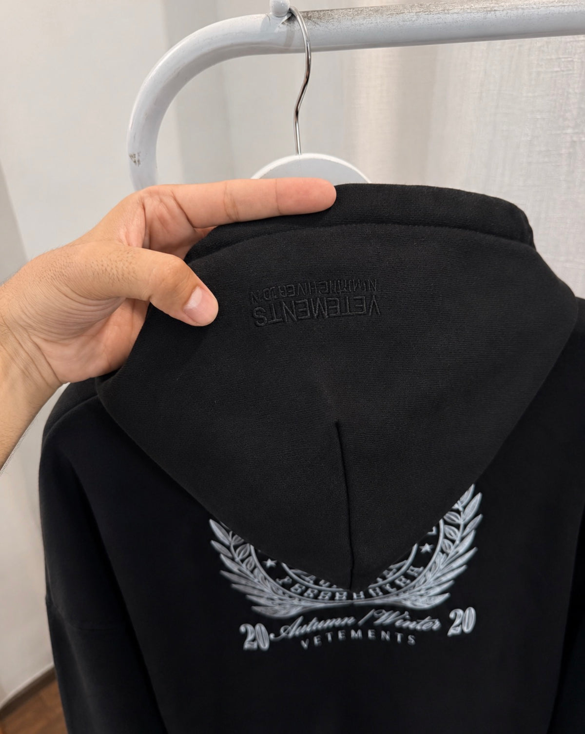 Vetements black hoodie