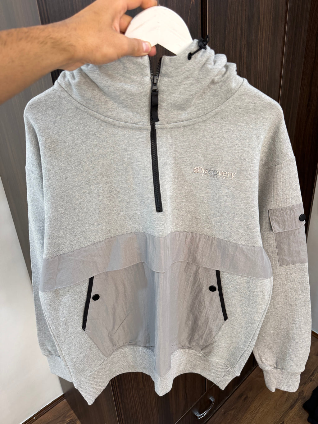 Discovery grey hoodie