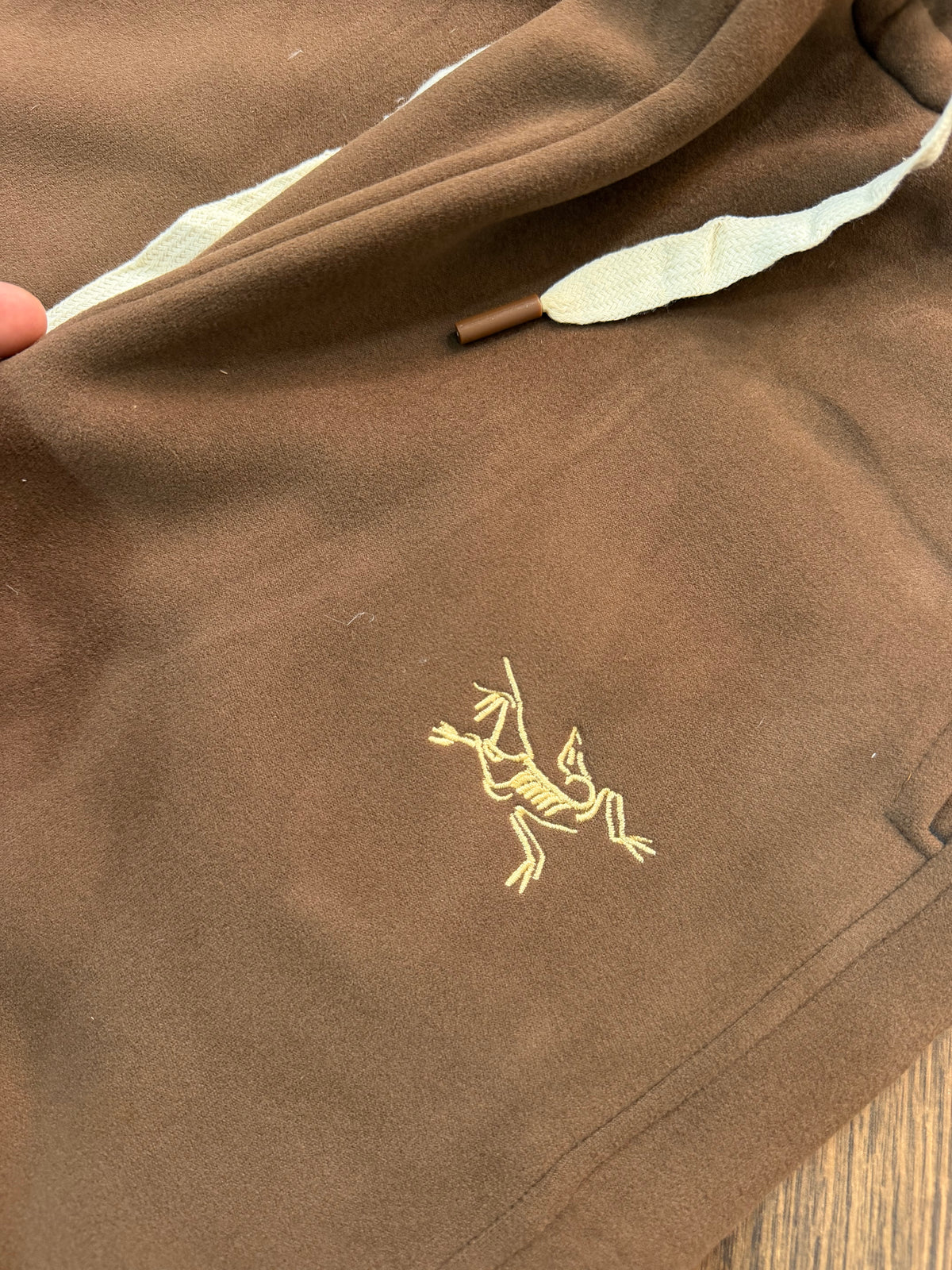 Arcteryx brown fleece sweatpant