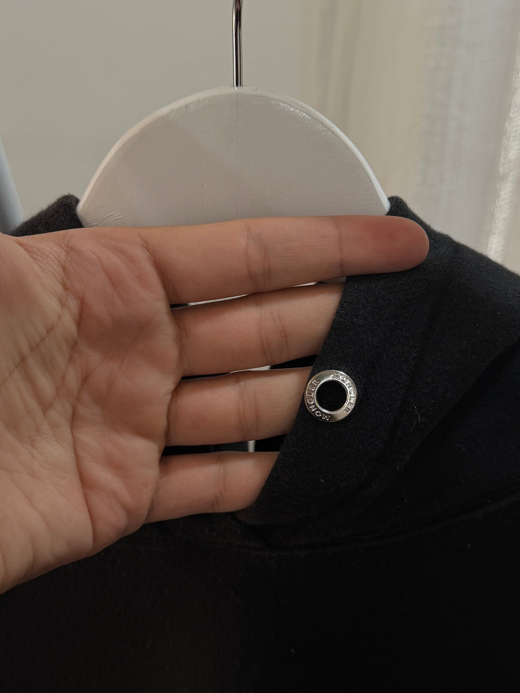 Moncler black hoodie