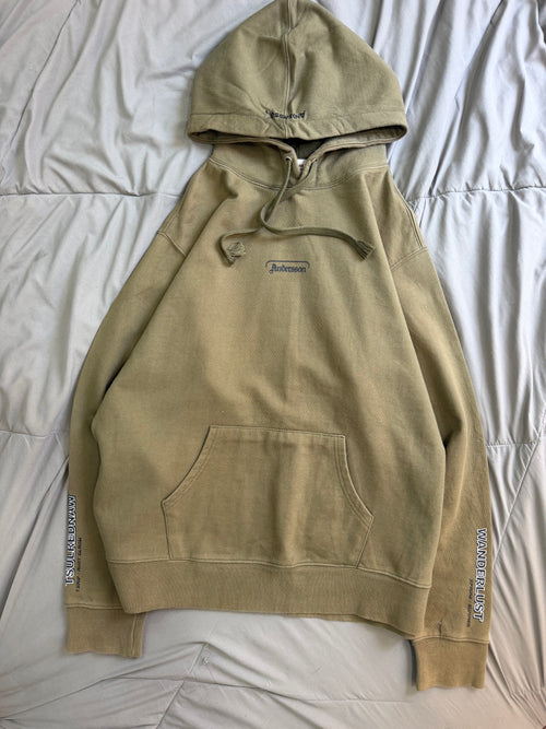Abderson thick green hoodie