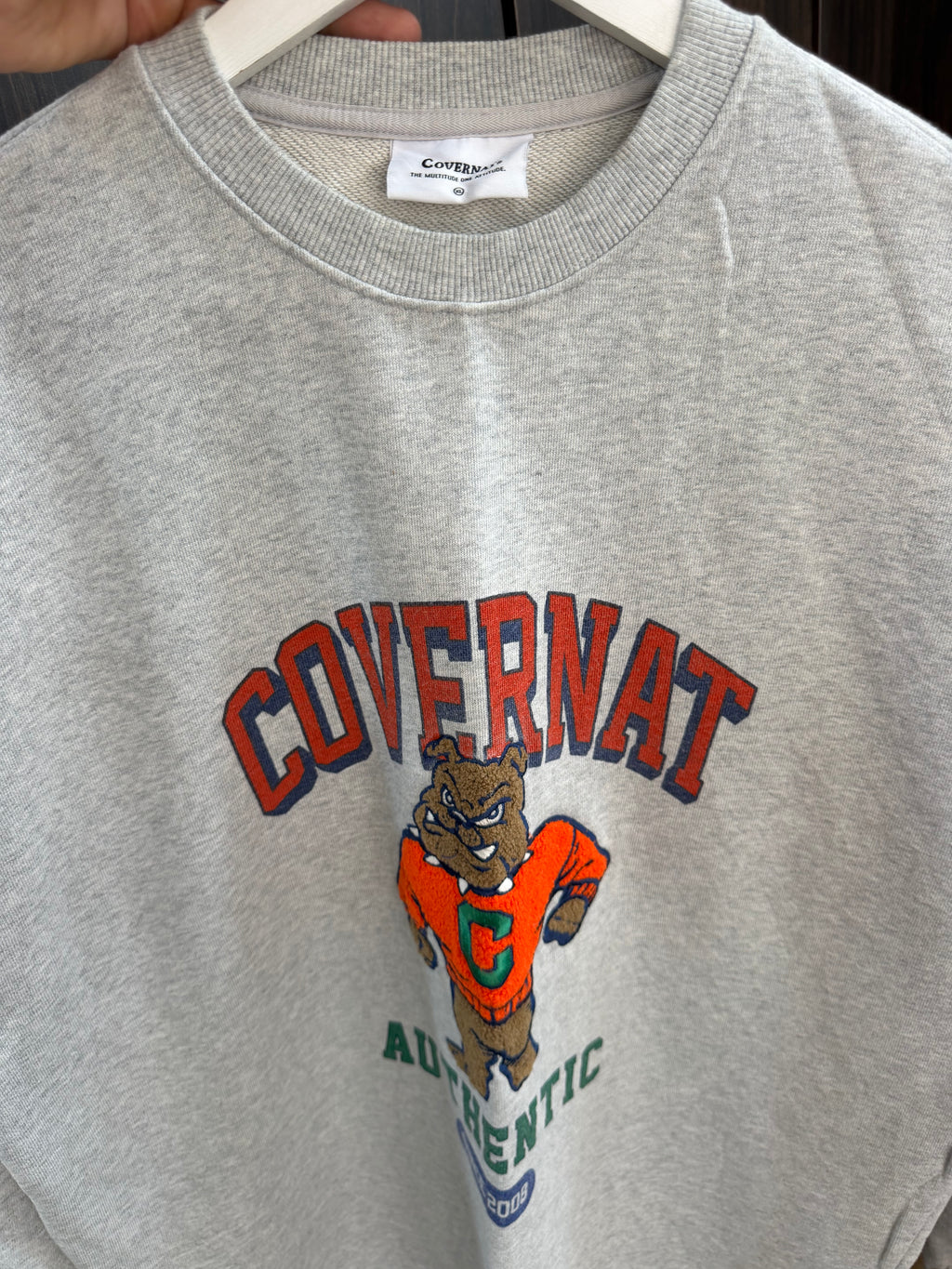 Covernat authentic embroidered sweat