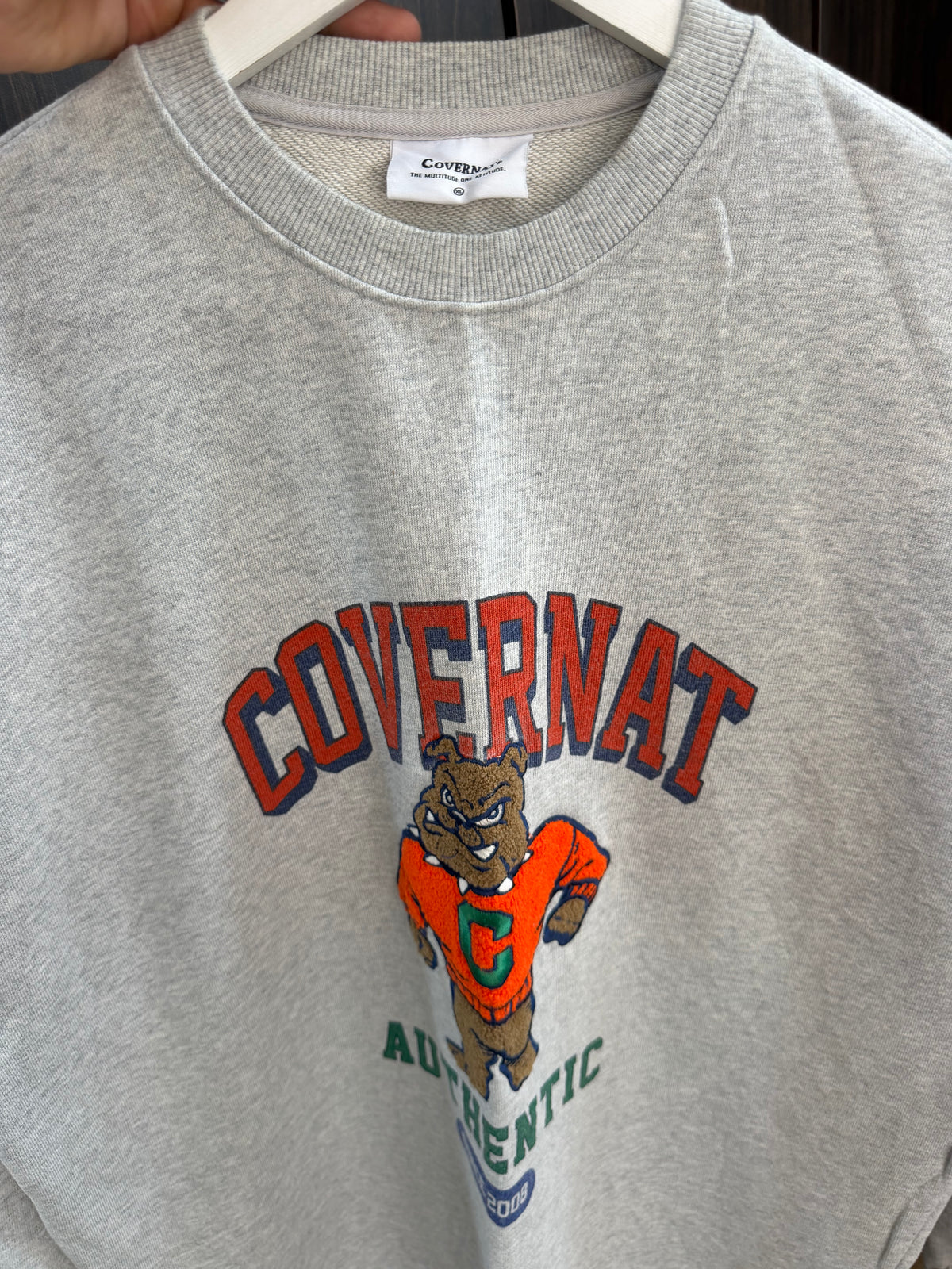 Covernat authentic embroidered sweat