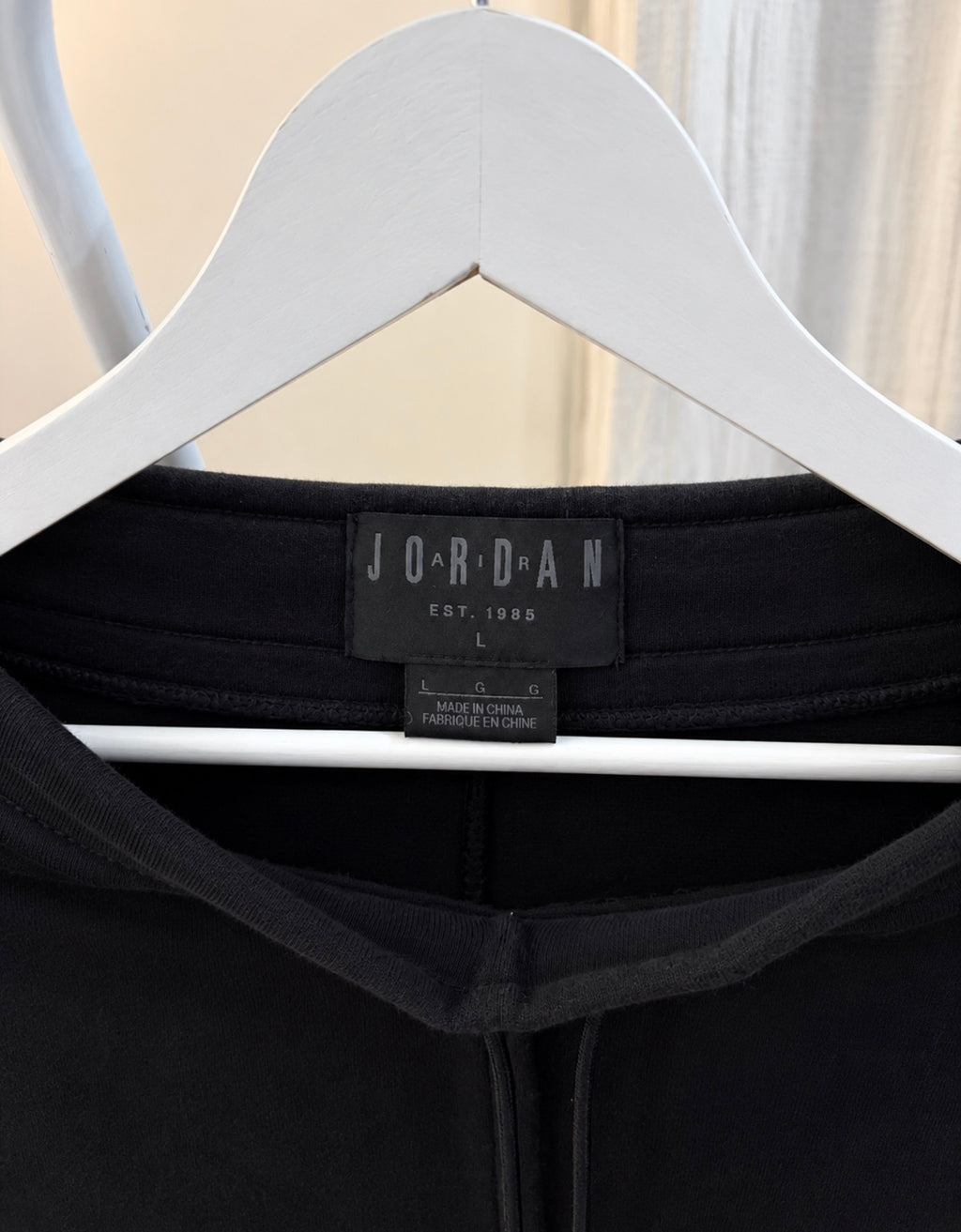 Jordan black sweatpant