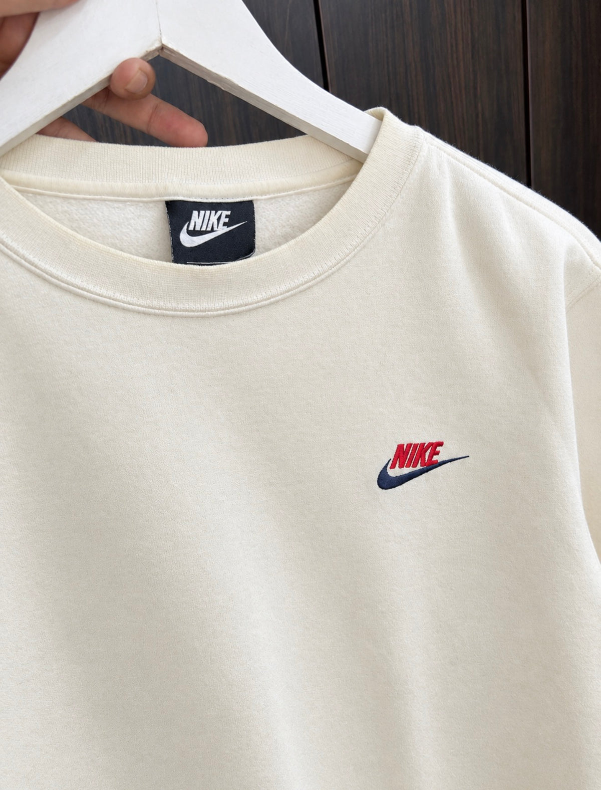 Nike white sweatshirt