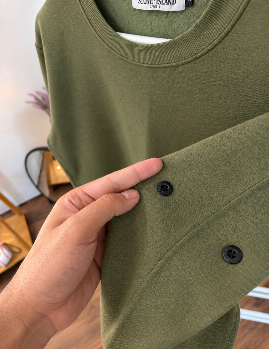 Stone green sweatshirt