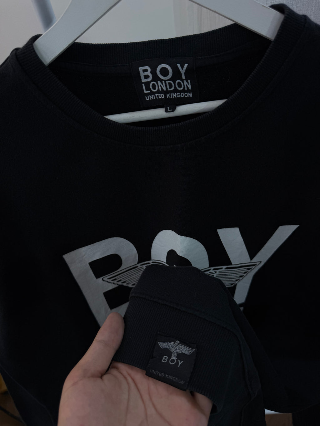 Boy london black sweatshirt
