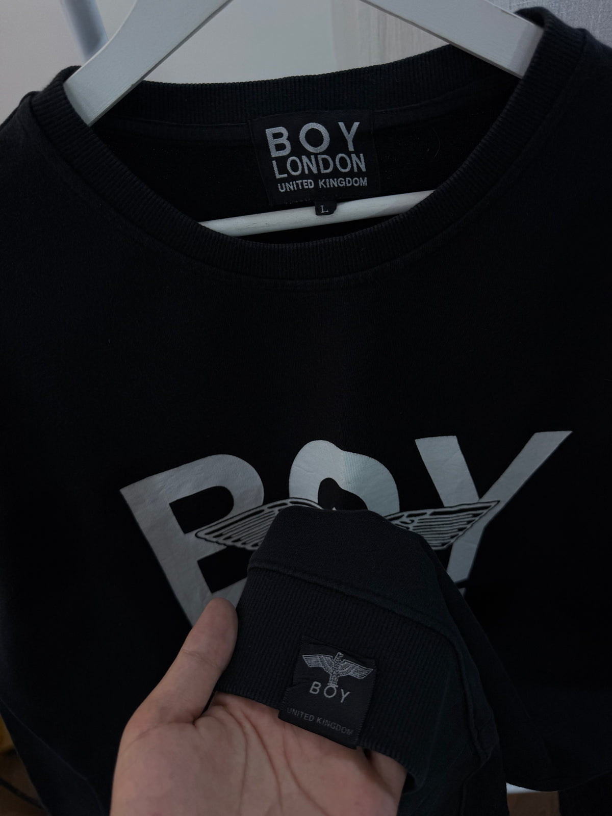 Boy london black sweatshirt
