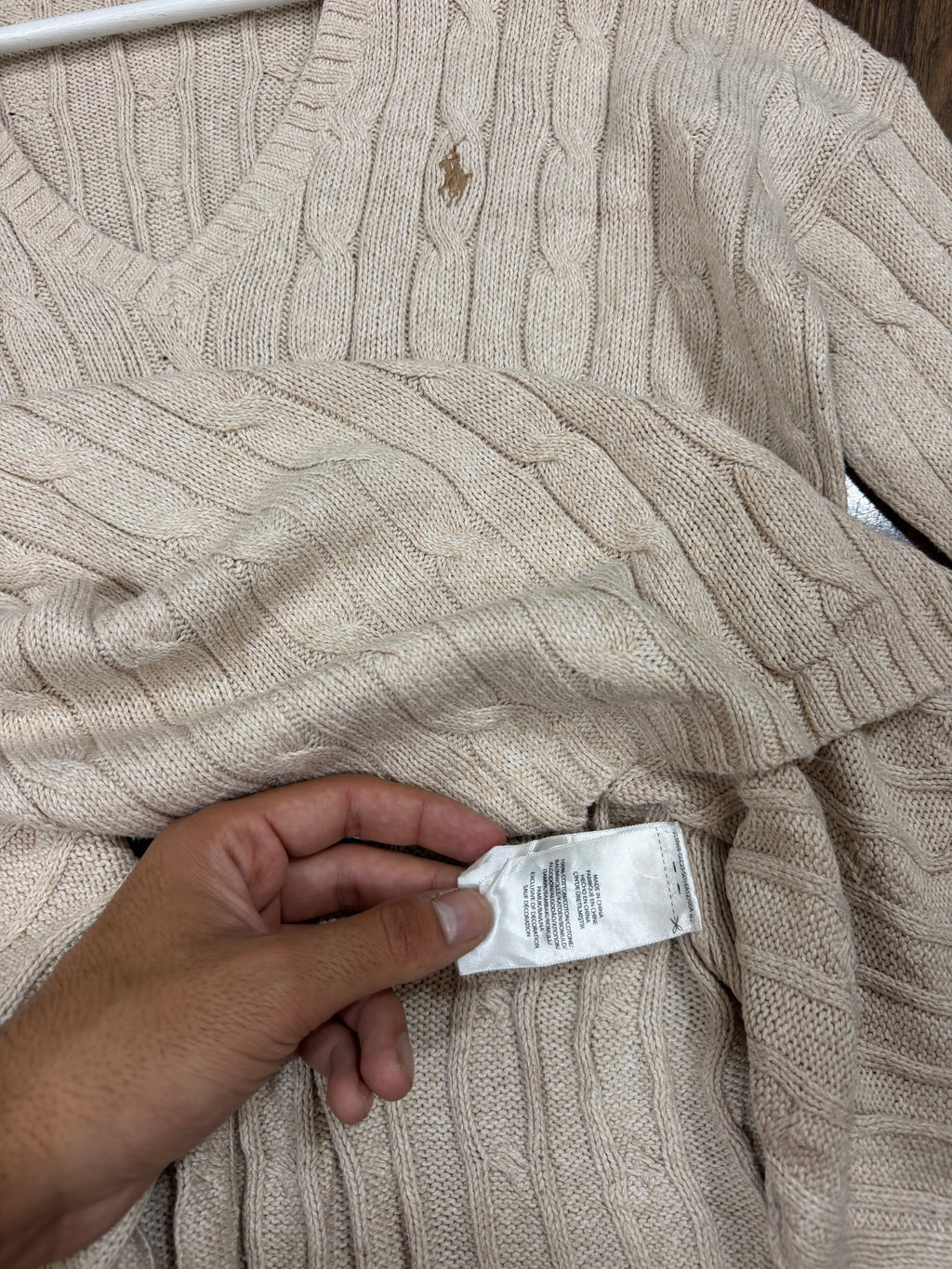 Ralph lauren cable knit sweater