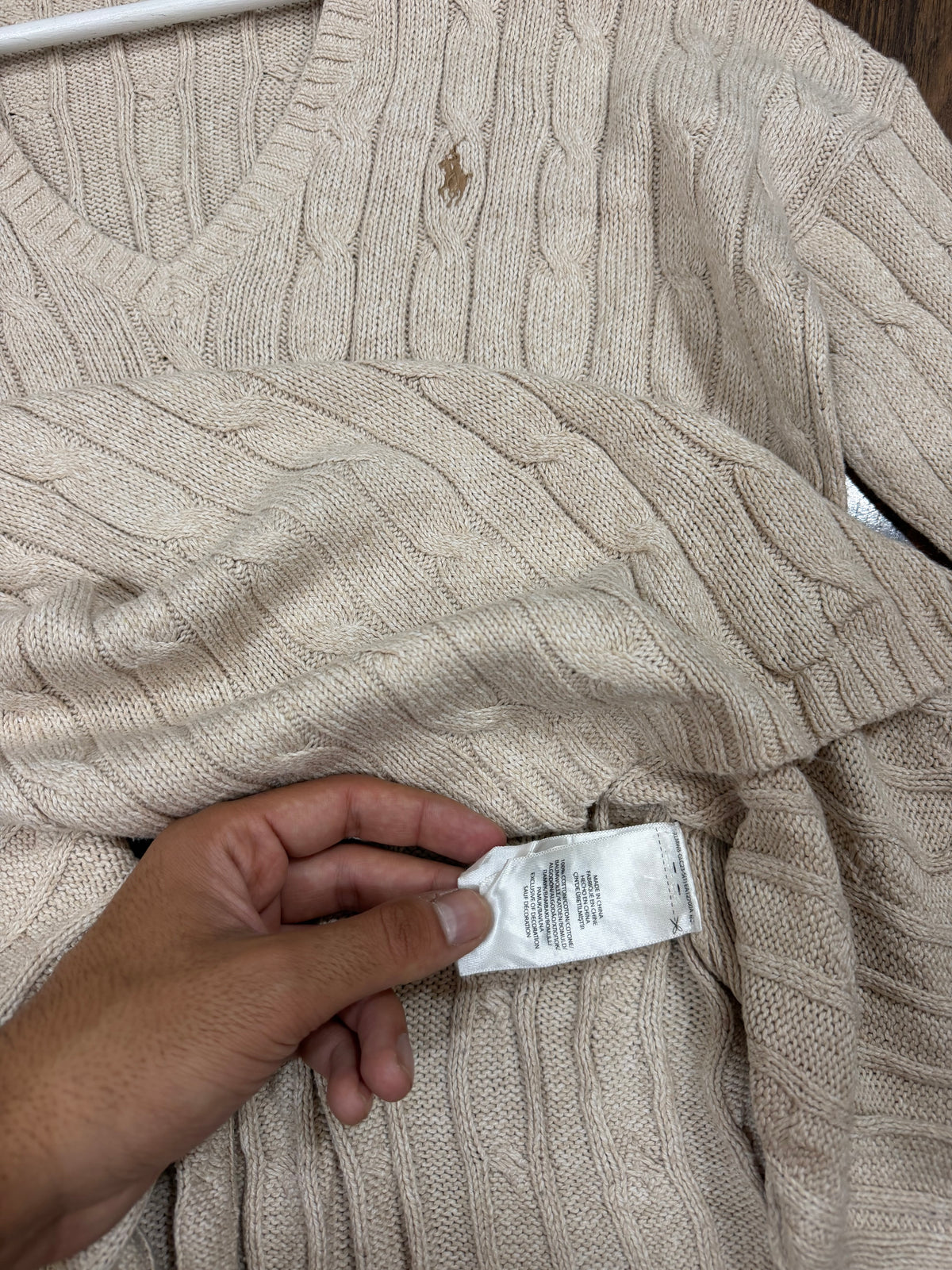 Ralph lauren cable knit sweater