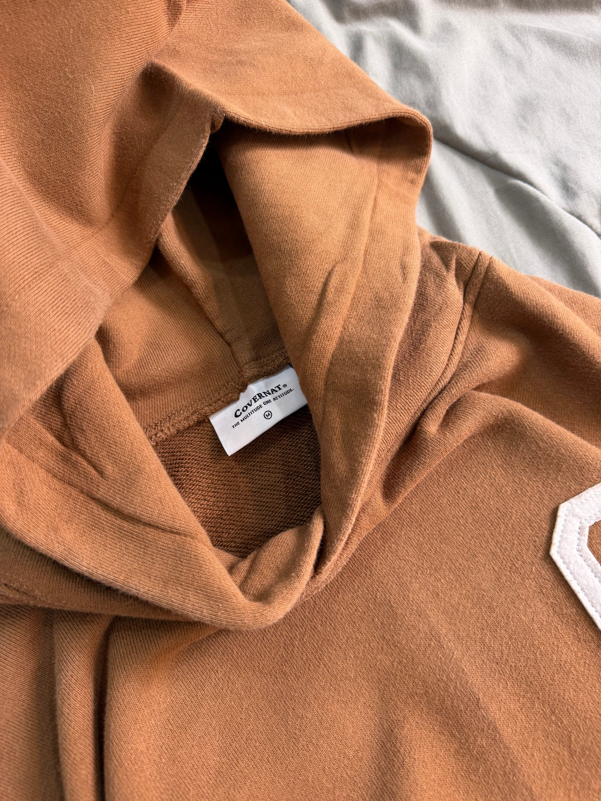 Covernat thick brown hoodie