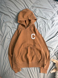 Covernat thick brown hoodie