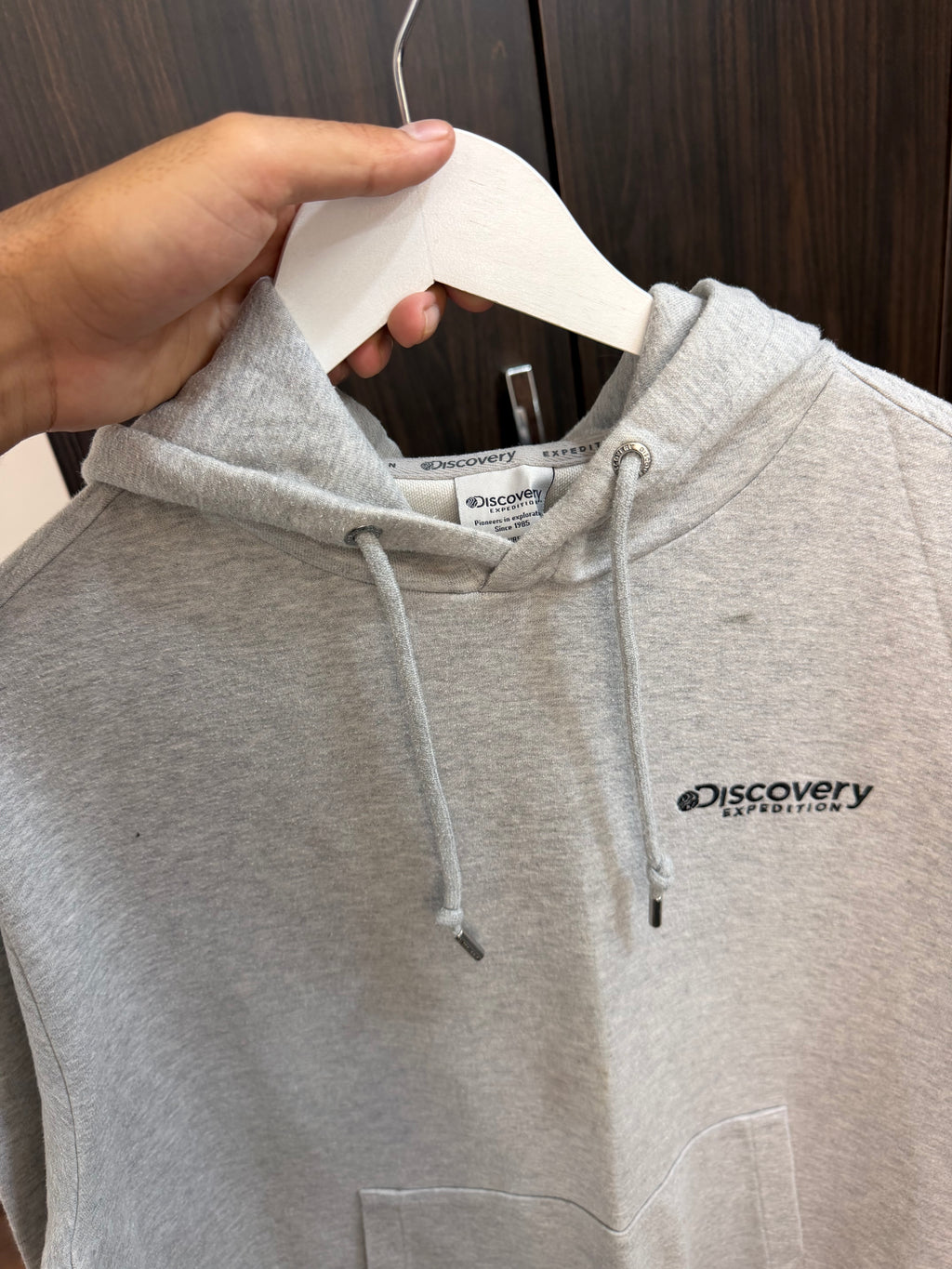 Discovery grey hoodie