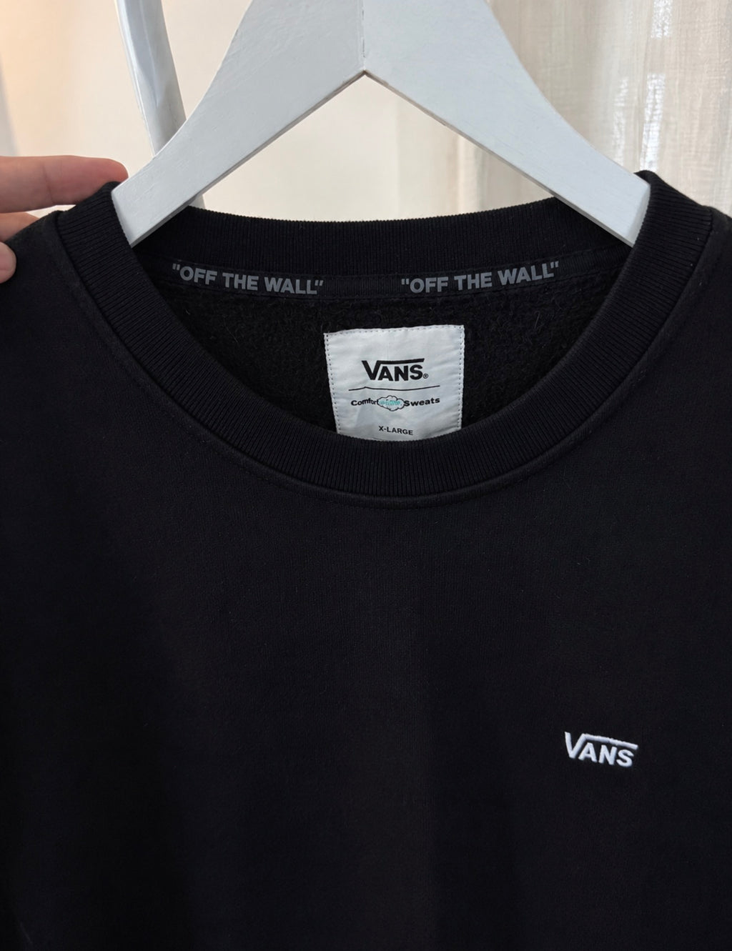 Vans thick embroidered logo sweatshirt