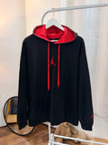 Jordan embroidered logo hoodie black