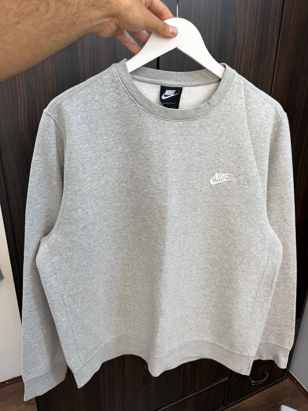 Nike embroidered logo sweatshirt