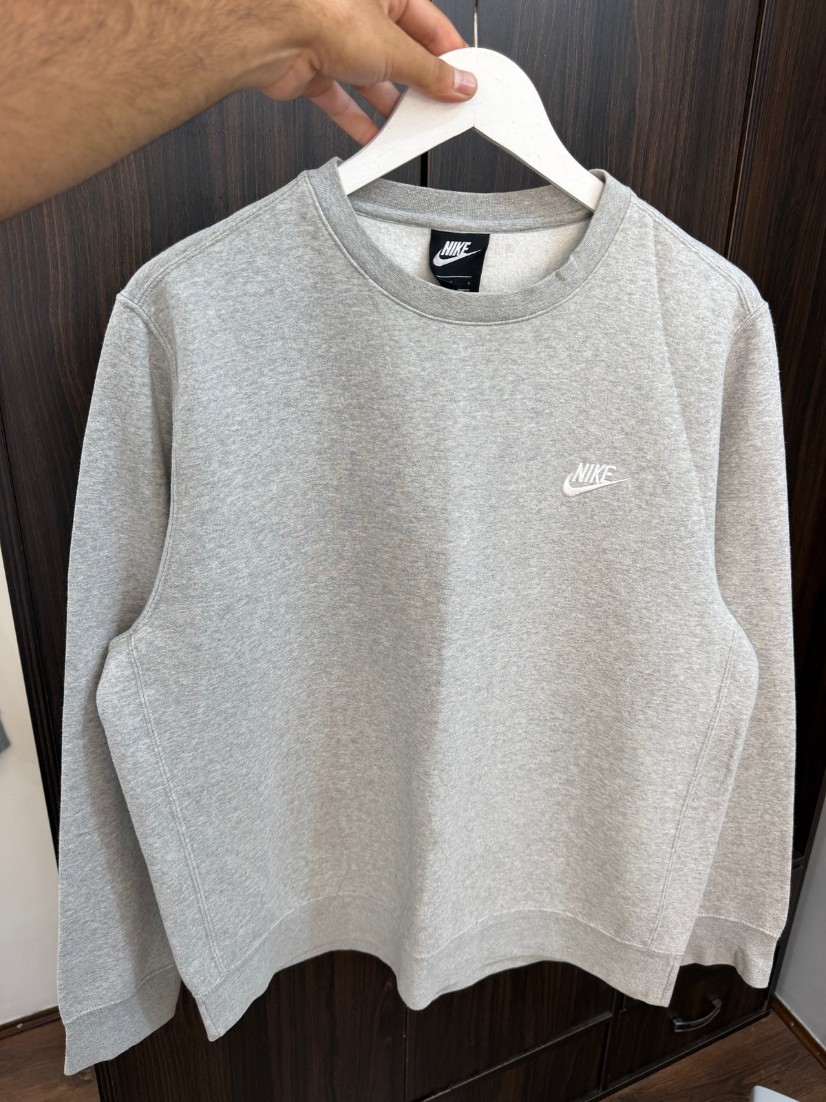 Nike embroidered logo sweatshirt