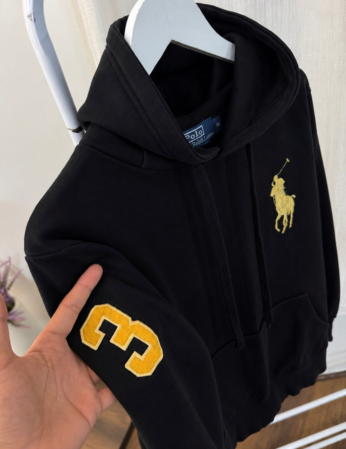 Rl black hoodie