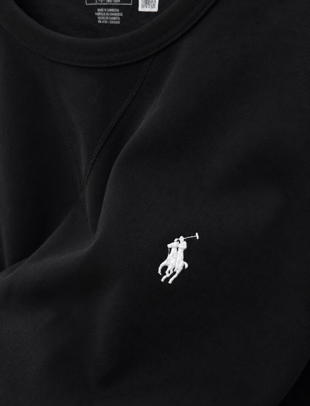 Ralph lauren black sweatshirt