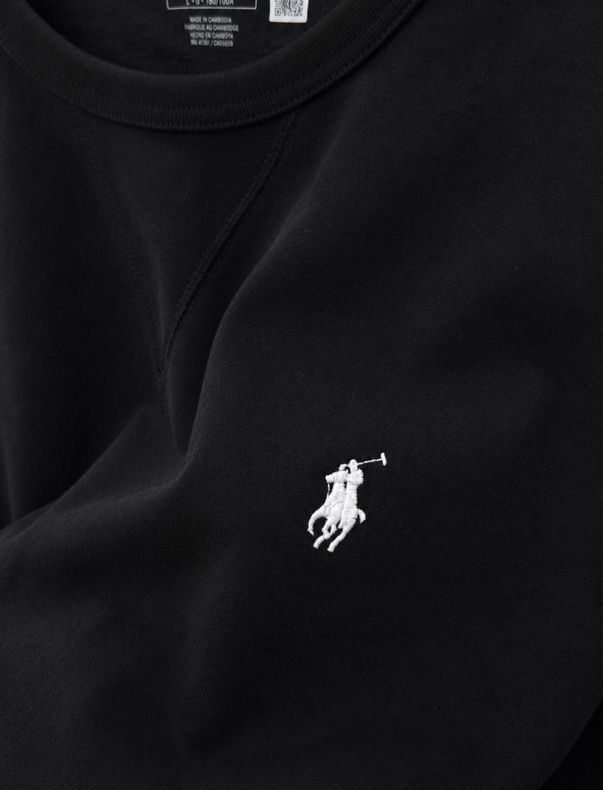 Ralph lauren black sweatshirt