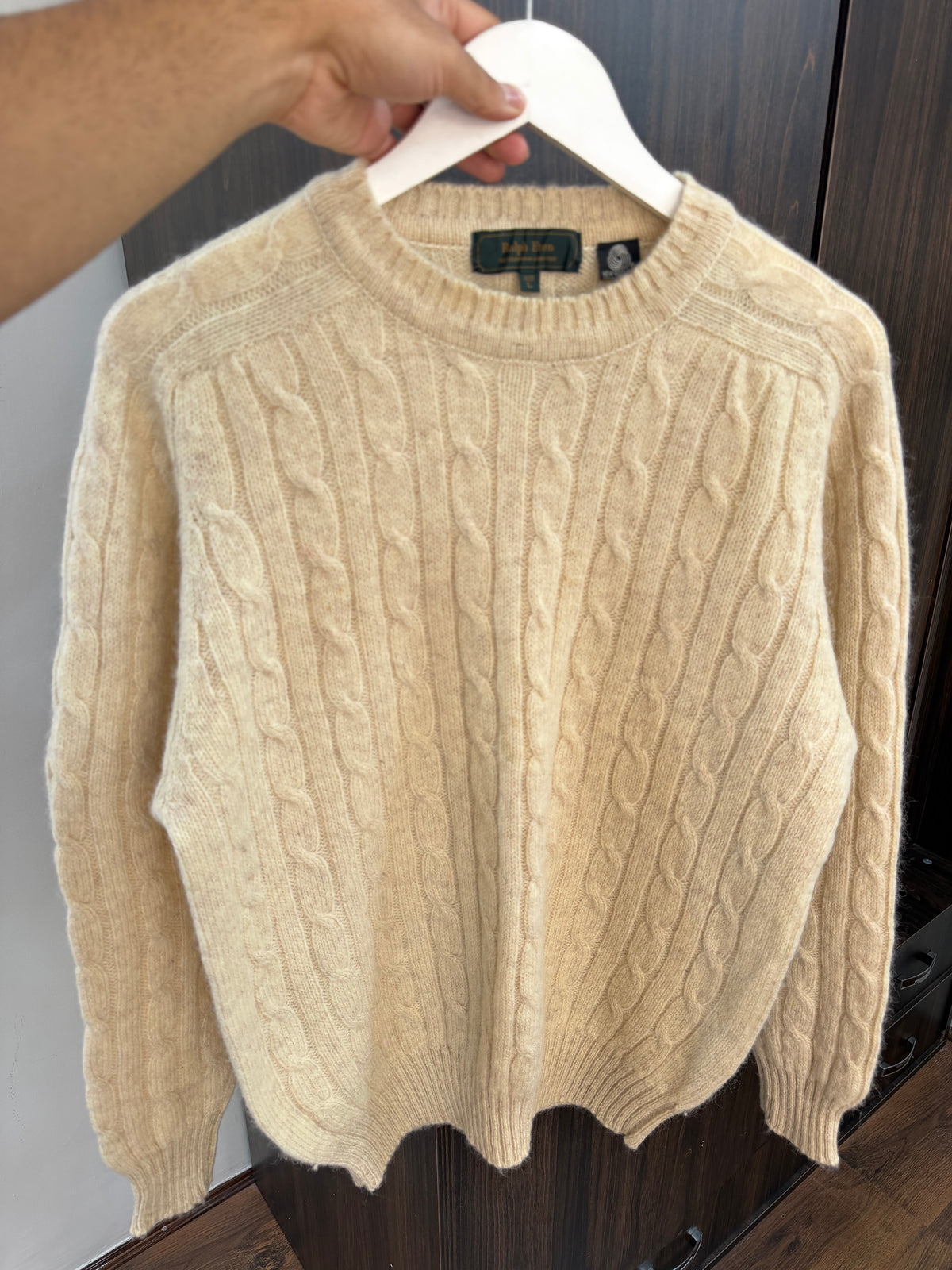 Ralph eton cable knit sweater