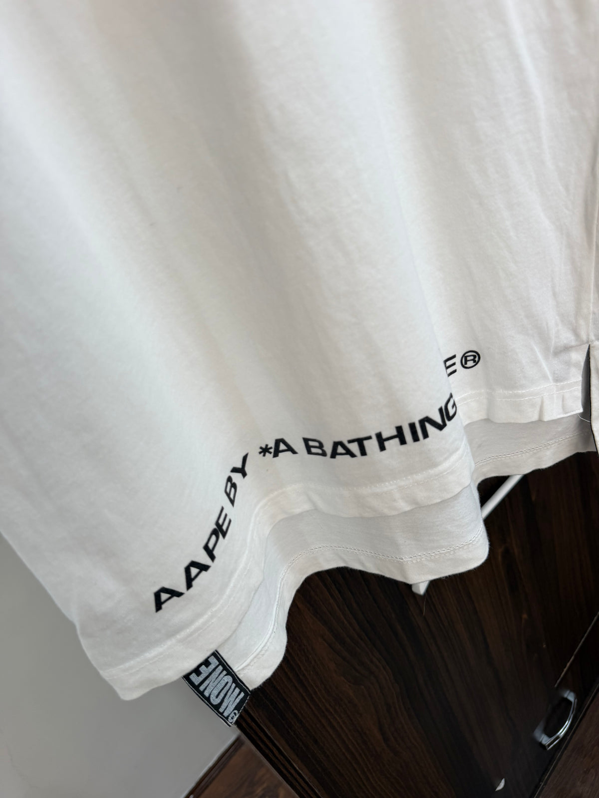 Bathing aape white tee