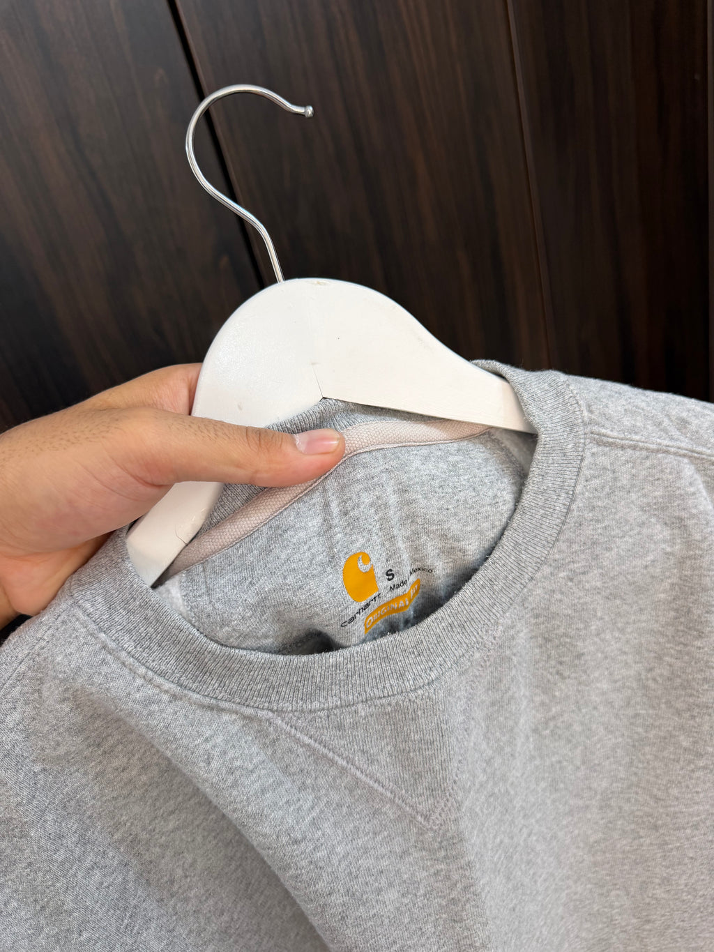 Grey Carhartt sweatshirt