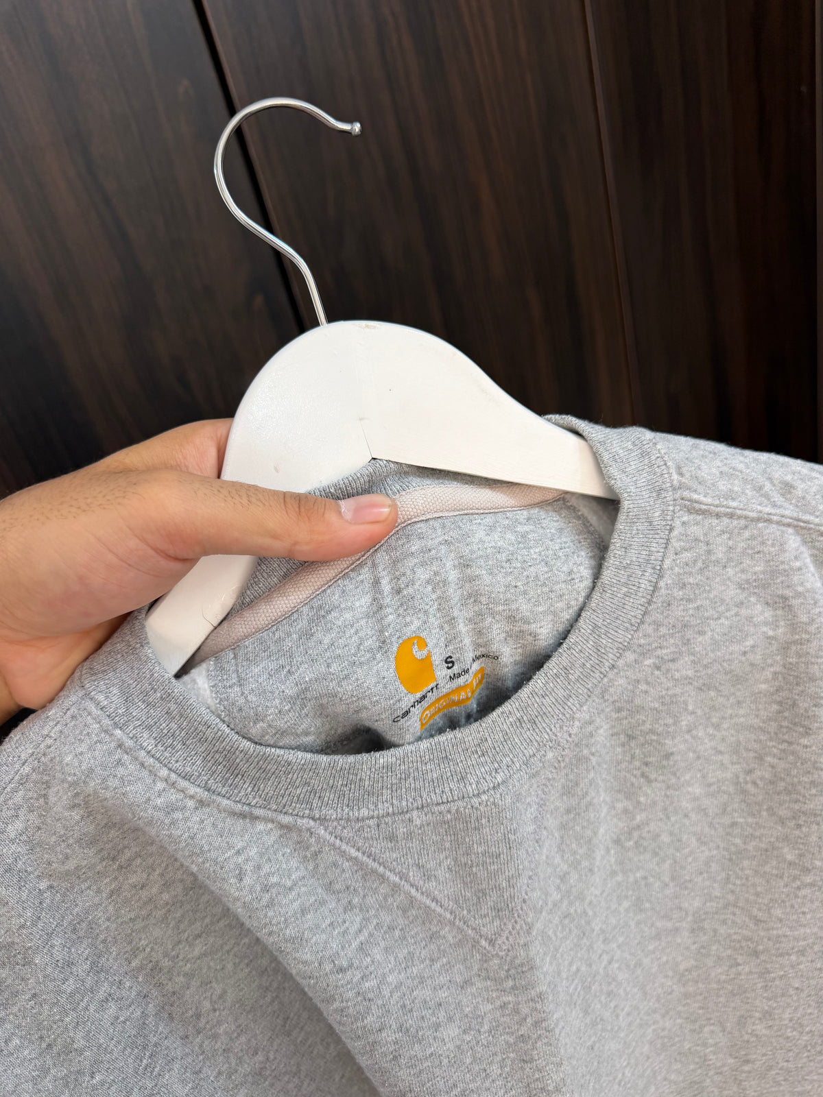 Grey Carhartt sweatshirt