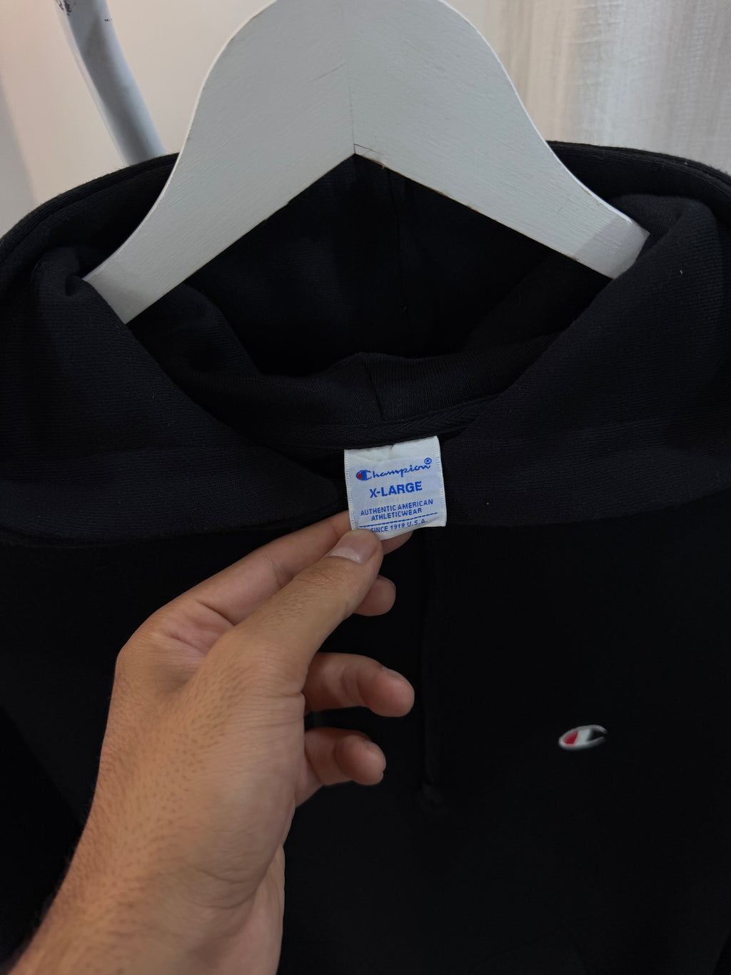 Champion black hoodie
