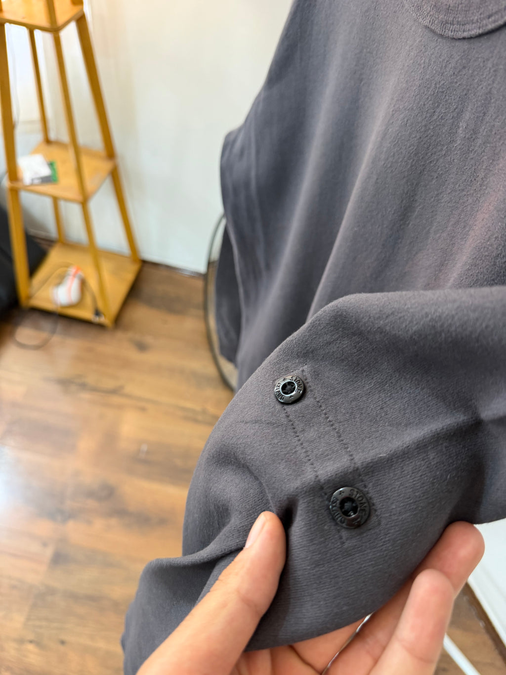 Stone island grey sweatshirt