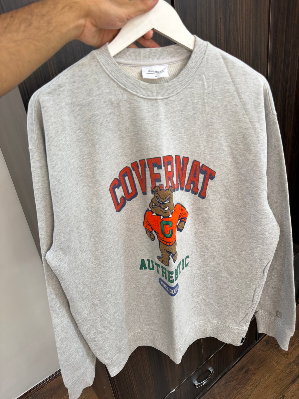 Covernat authentic embroidered sweat