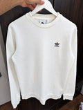 Orginals white embroidered logo sweatshirt
