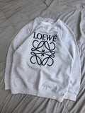 Loewe grey embroidered sweatshirt