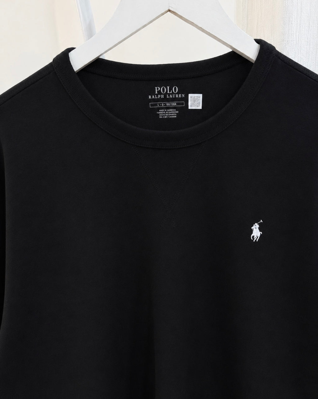 Ralph lauren black sweatshirt