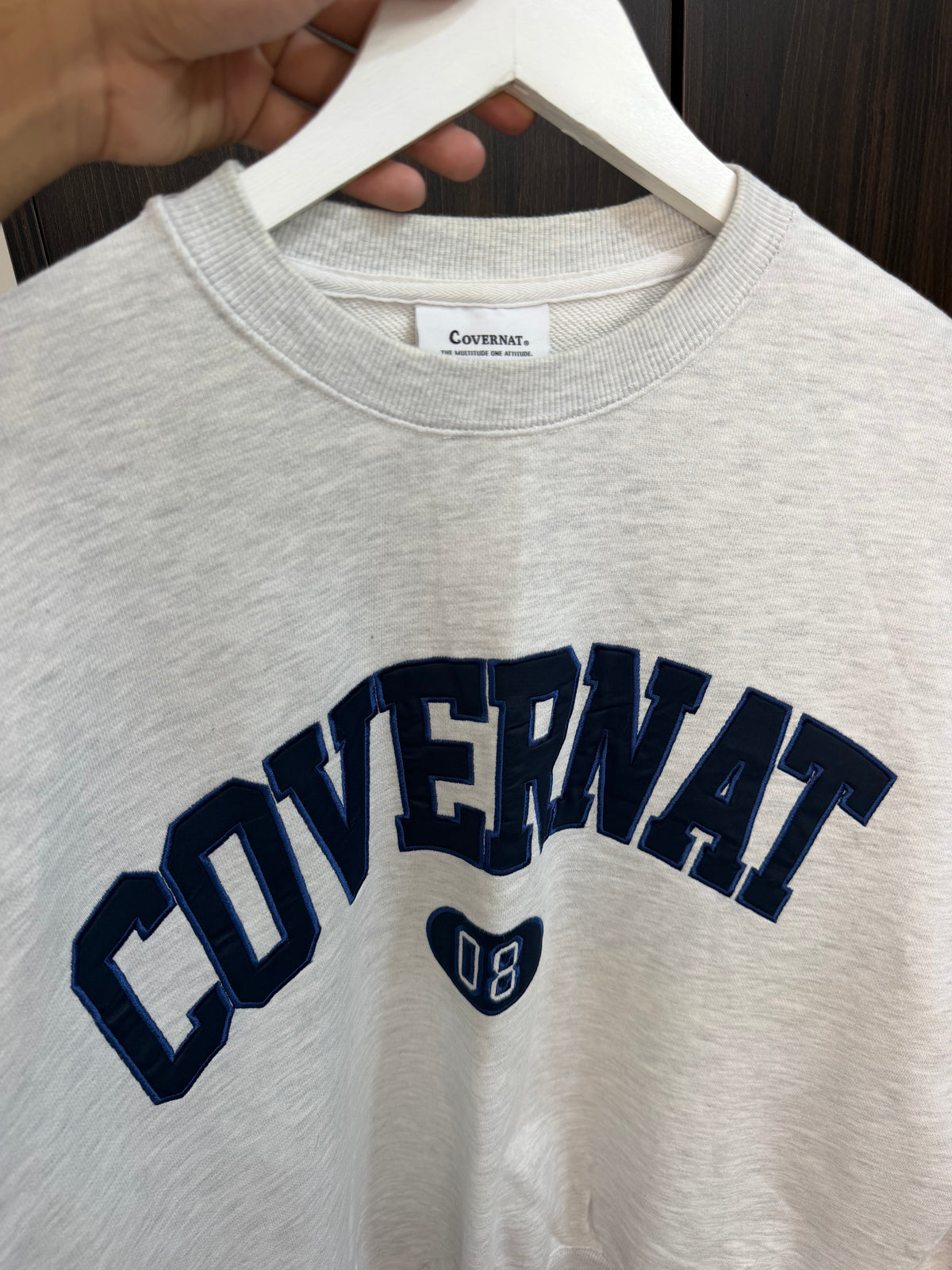 Covernat embroidered heavyweight sweatshirt