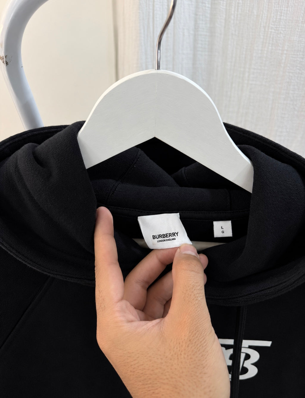 Burberry black hoodie