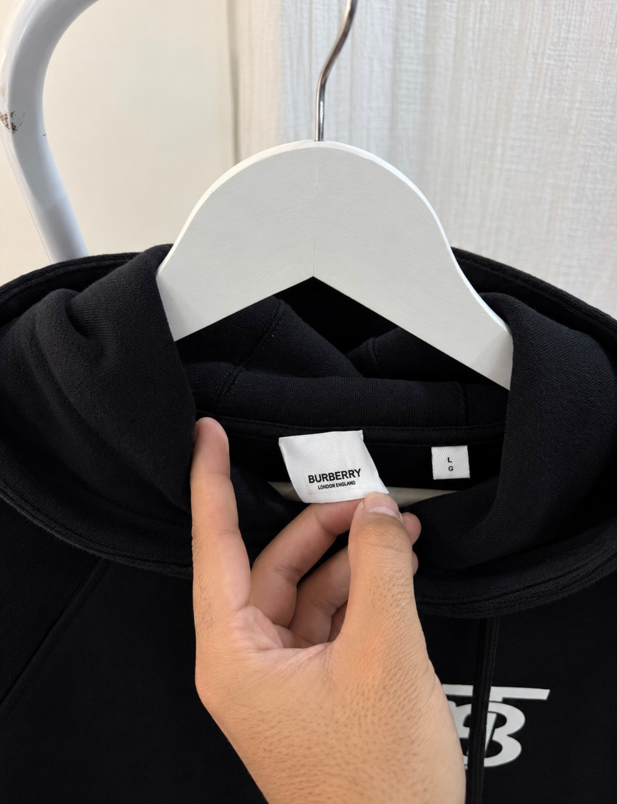 Burberry black hoodie