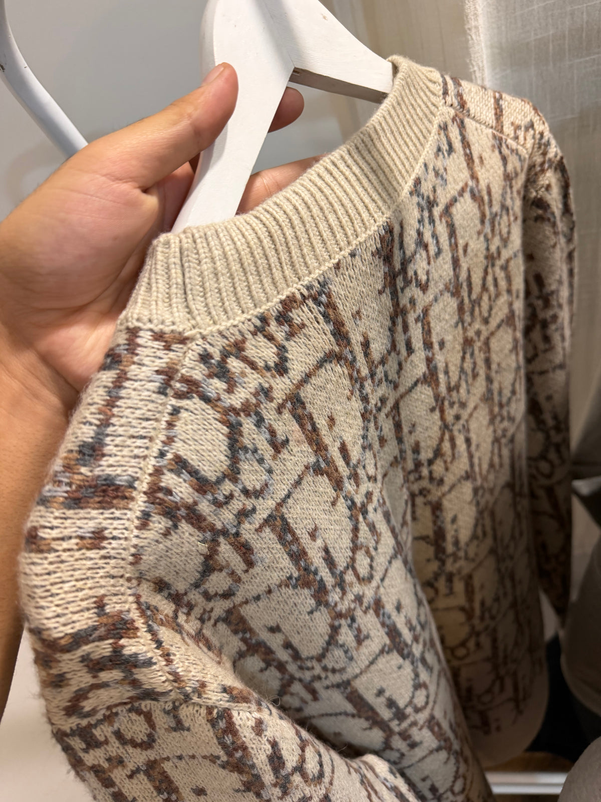 Dior monogram sweater