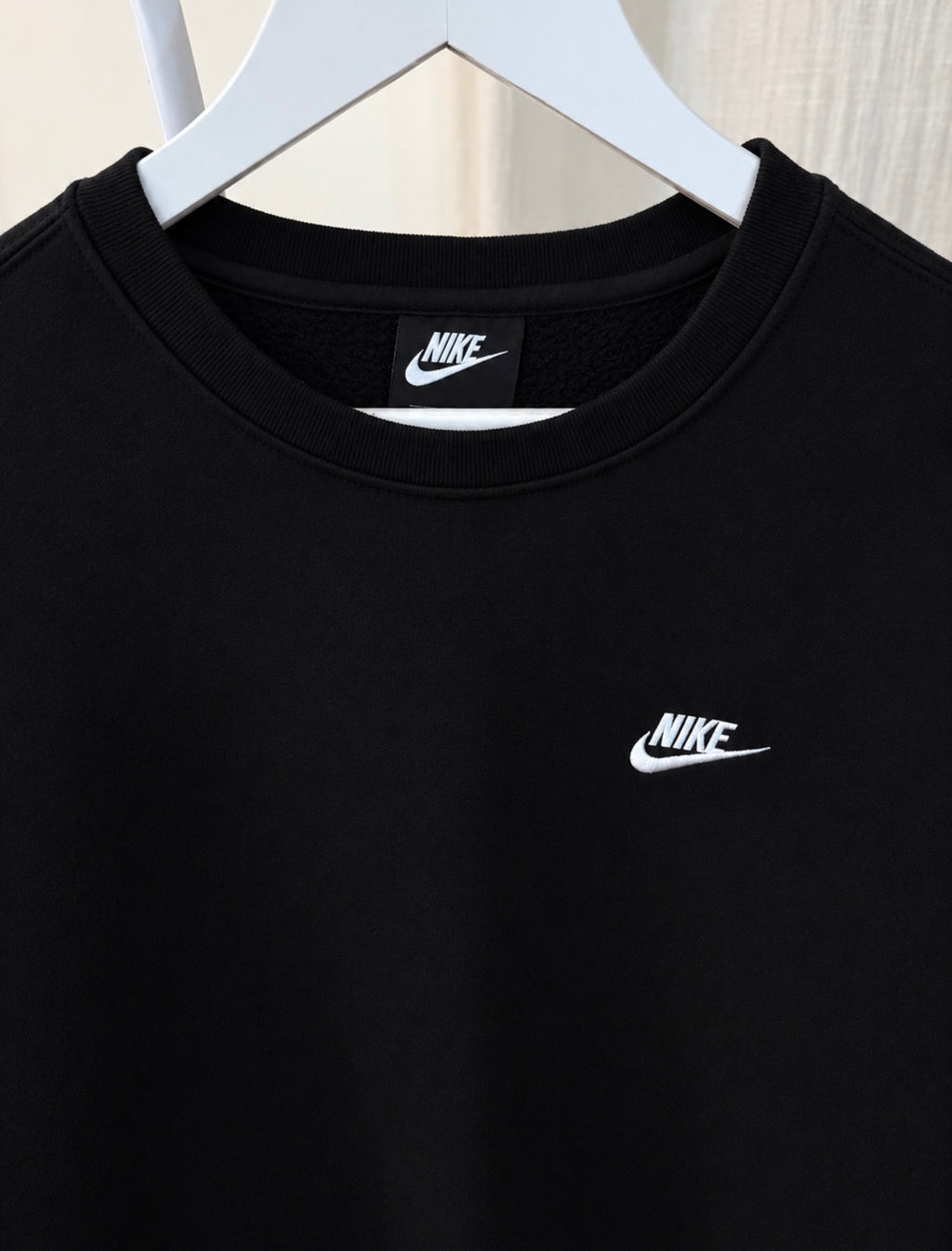 Nike embroidered logo sweatshirt