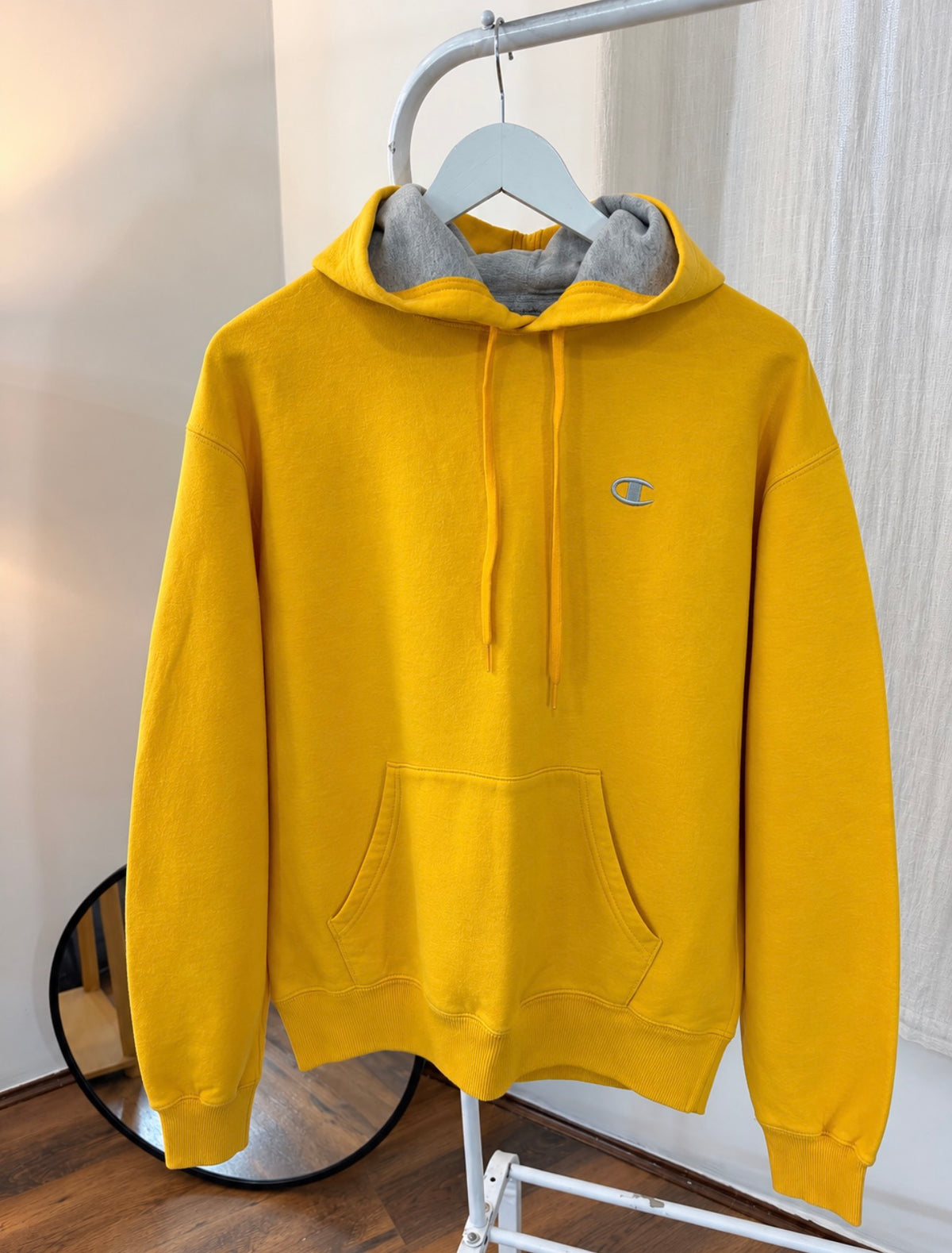 Champion yellow hoodie