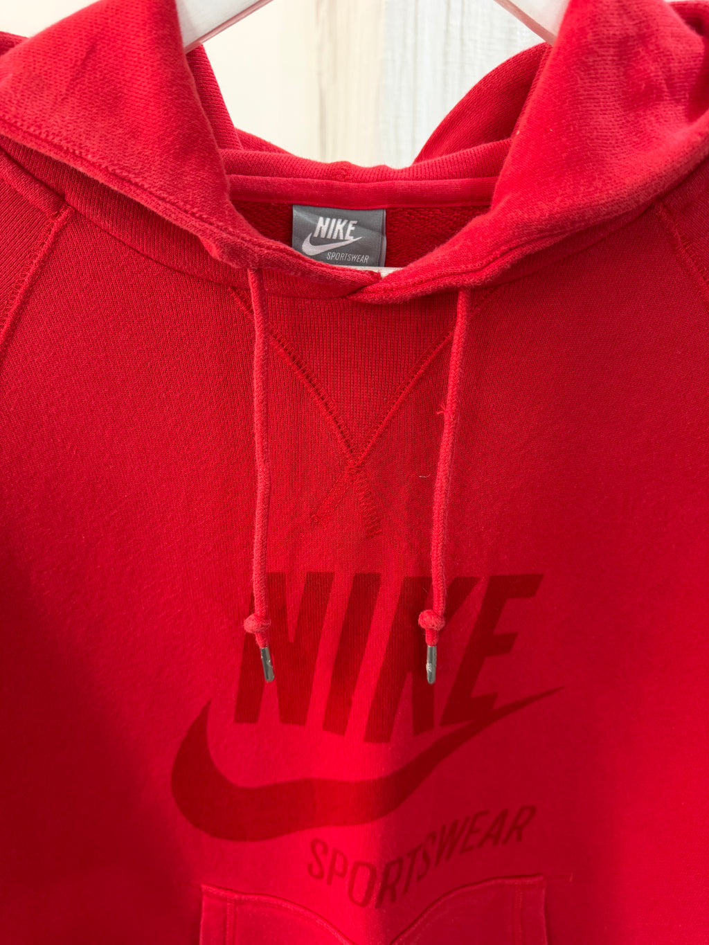 Nike red hoodie